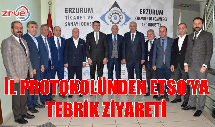 İl protokolünden ETSO yönetimine tebrik ziyareti