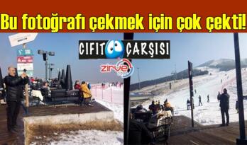 Bu fotoğrafı çekmek için çok çekti!