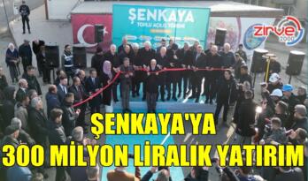 BÜYÜKŞEHİR ŞENKAYA’DAKİ YATIRIMLARININ AÇILIŞINI YAPTI