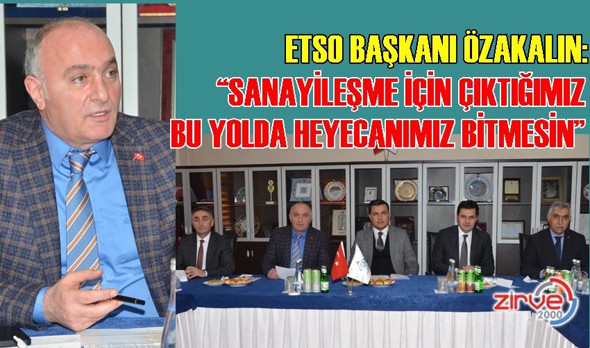 ÖZAKALIN İİMEK TOPLANTISINDA KONUŞTU