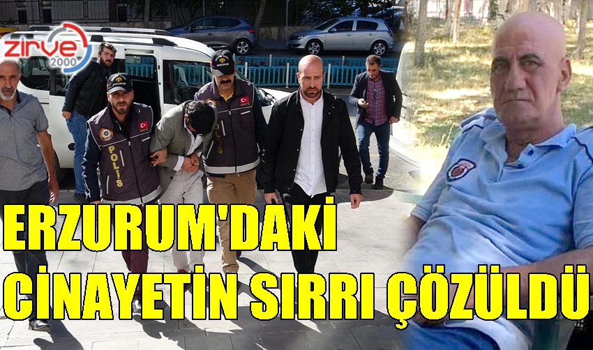 CİNAYETİ POLİS ÇÖZDÜ
