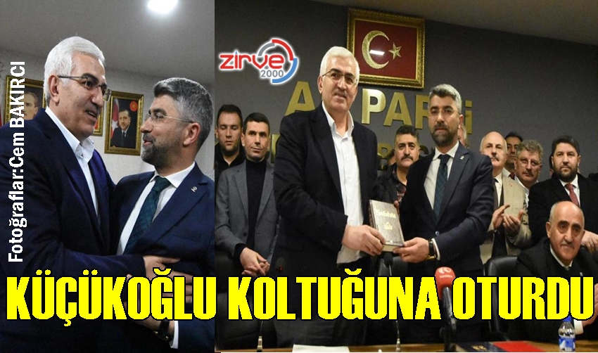 AK PARTİ’DE DEVİR TESLİM YAPILDI