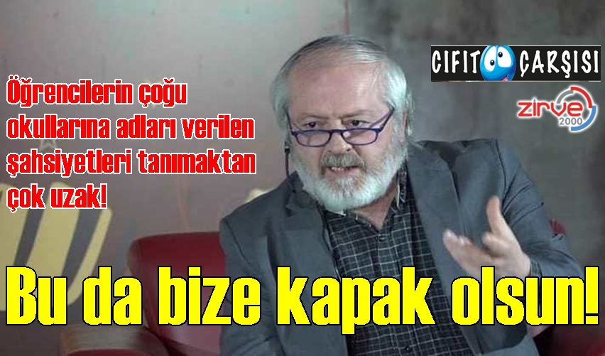 Bu da bize kapak olsun!