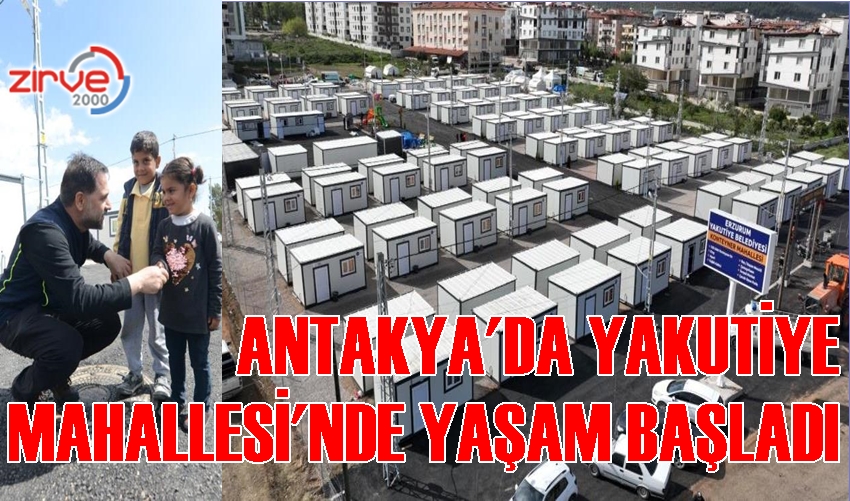 Yakutiye Belediyesi’nin konteyner mahallesi büyük beğeni kazandı