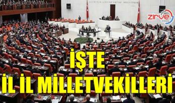 28. DÖNEM MİLLETVEKİLİ TAM LİSTESİ