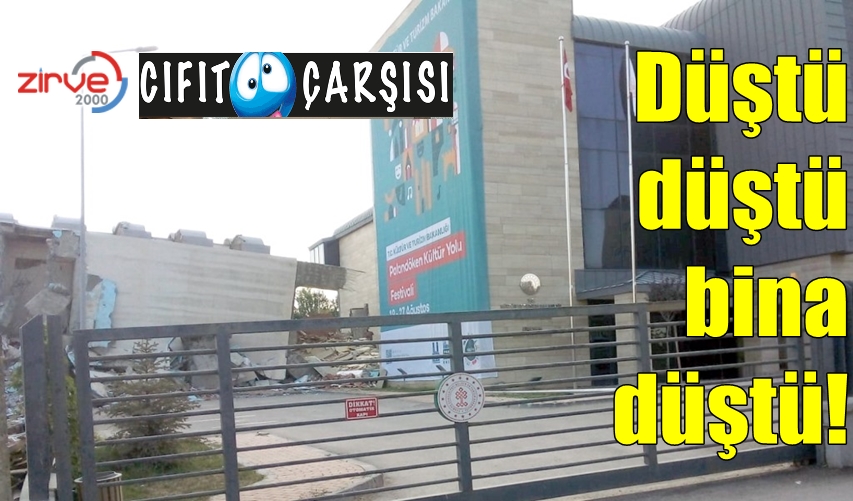Düştü düştü, bina düştü!