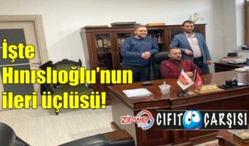 İşte Hınıslıoğlu’nun ileri üçlüsü!