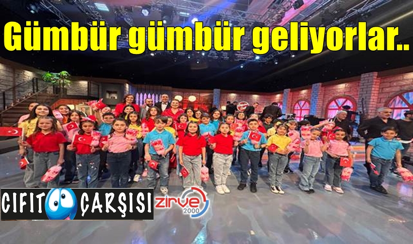 Gümbür gümbür geliyorlar..