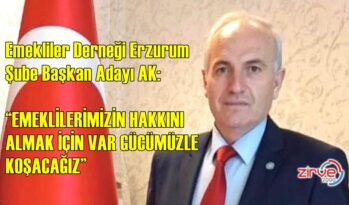 AK: KOŞAN EKİP OLACAĞIZ