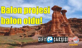 Balon projesi balon oldu!