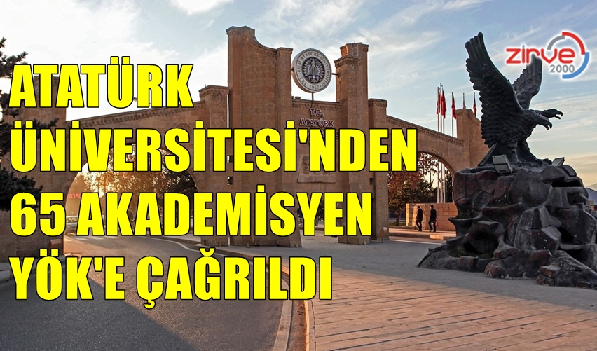 ATATÜRK ÜNİVERSİTESİ’NDE REKÖTRLÜK İÇİN 65 ADAY YARIŞACAK