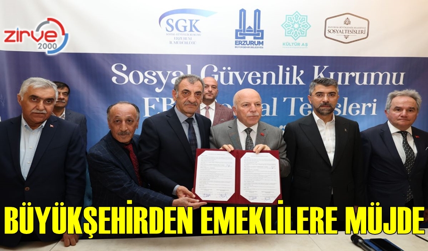 BAŞKAN SEKMEN’DEN EMEKLİLERE MÜJDE