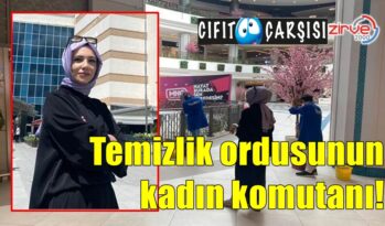 Temizlik ordusunun kadın komutanı!