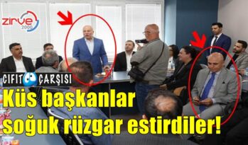 Küs başkanlar soğuk rüzgar estirdi!