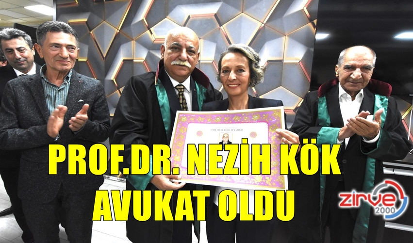 PROF.DR. KÖK AVUKAT OLDU