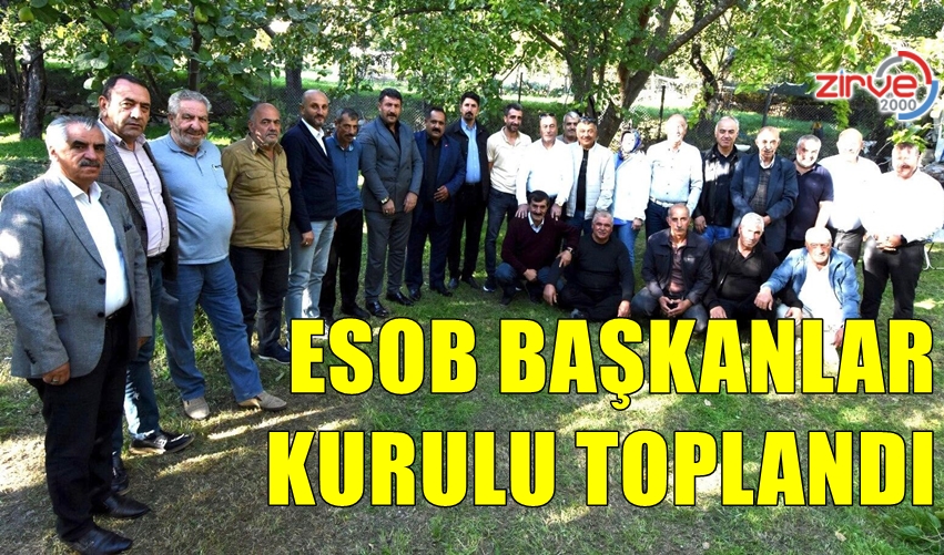 ESOB BAŞKANLAR KURULU TOPLANDI