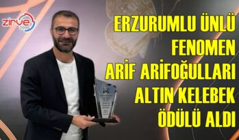 ARİFOĞULLARI ALTIN KELEBEK ÖDÜLÜ ALDI