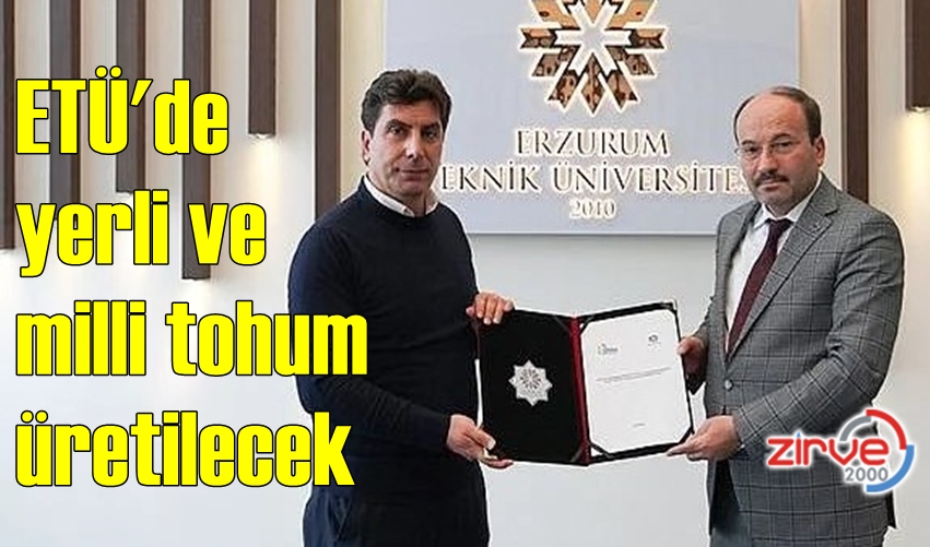 ETÜ’de yerli ve milli tohum üretilecek