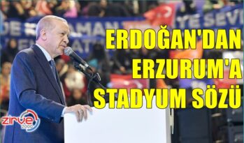 ERDOĞAN’DAN STADYUM MÜJDESİ