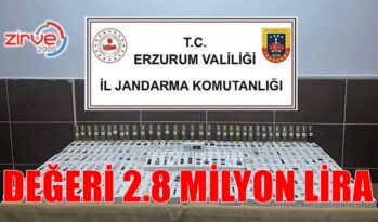 ERZURUM DA KAÇAK PARFÜM OPERASYONU
