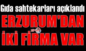 ERZURUM DA İKİ FİRMAYA CEZA KESİLDİ