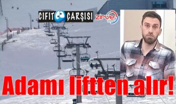 Adamı liftten alır!