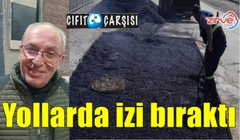 Yollarda izi bıraktı