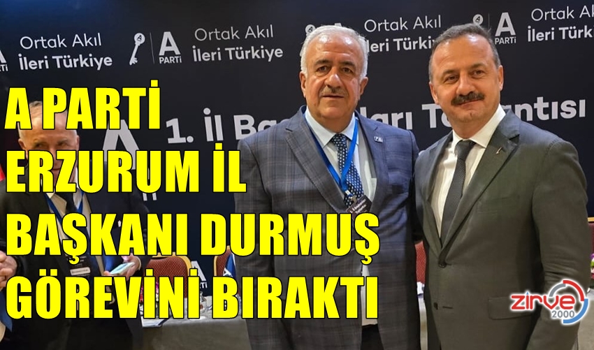 A PARTİ İL BAŞKANI GÖREVİNİ BIRAKTI