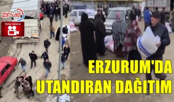 ERZURUM’DA UTANDIRAN GÖRÜNTÜLER