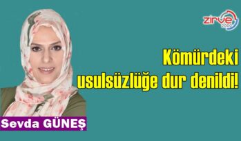 Kömürdeki usulsüzlüğe dur denildi!