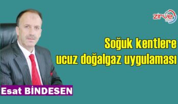 Soğuk kentlere ucuz doğalgaz uygulaması