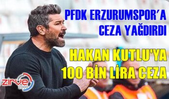 ERZURUMSPOR’A CEZA YAĞDI