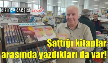 Sattığı kitaplar arasında yazdıkları da var!