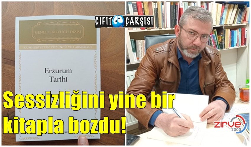 Sessizliğini yine bir kitapla bozdu!