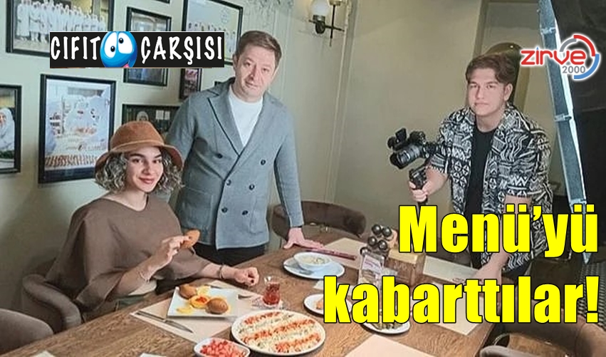 Menü’yü kabarttılar!
