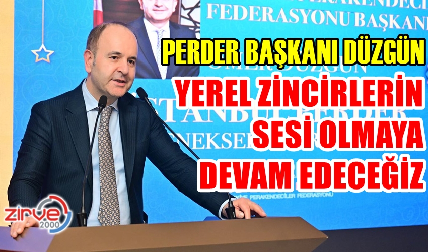 DÜZGÜN, ÜÇÜNCÜ KEZ BAŞKAN SEÇİLDİ