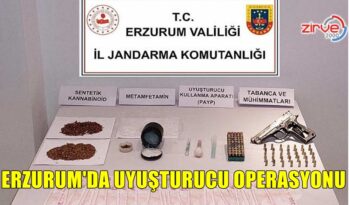 ERZURUM’DA UYUŞTURUCU OPERASYONU