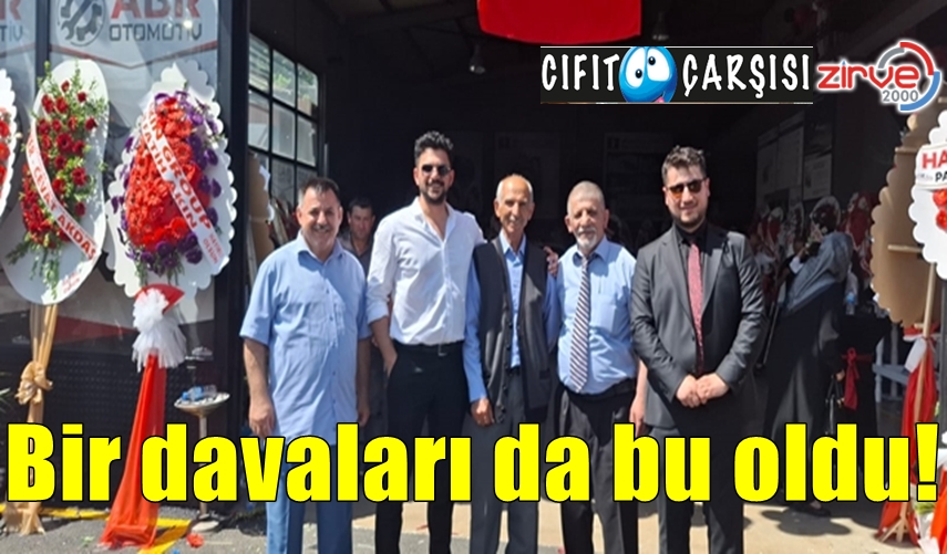 Bir davaları da bu oldu!