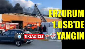 ERZURUM 1.OSB’DE YANGIN…