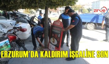 KALDIRIM İŞGALİNE SON…