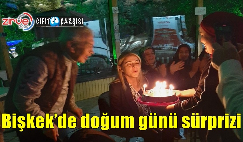 Bişkek’de doğum günü sürprizi