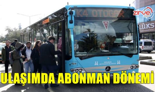 ÖĞRENCİLERE ABONMAN DÖNEMİ BAŞLIYOR