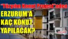 İŞTE ERZURUM’A DÜŞEN KONUT SAYISI