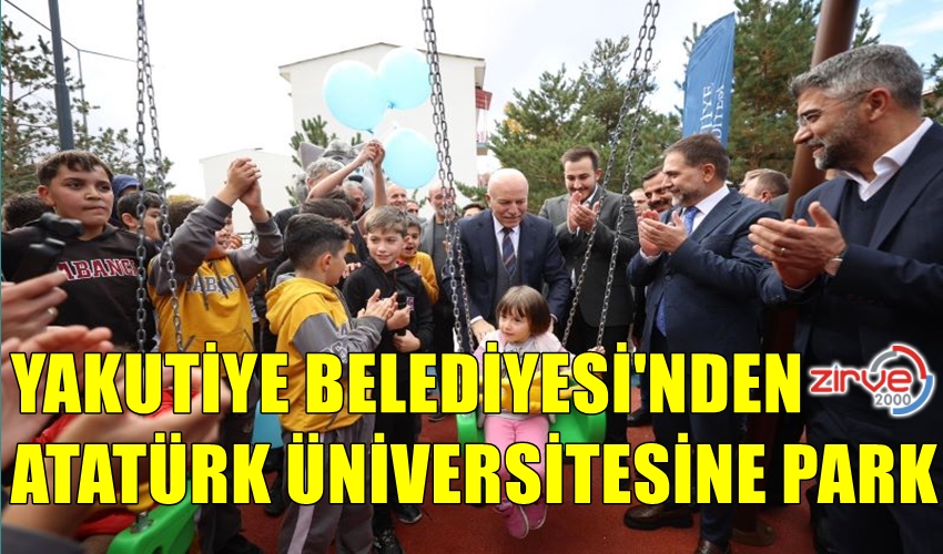 YAKUTİYE BELEDİYESİ’NDEN ÖRNEK PARK