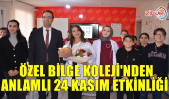 ÖZEL BİLGE KOLEJİ’NDEN 24 KASIM ETKİNLİĞİ