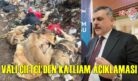 VALİ ÇİFTÇİ’DEN KATLİAM AÇIKLAMASI