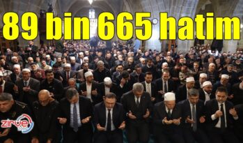 1001 HATİM DUASI YAPILDI