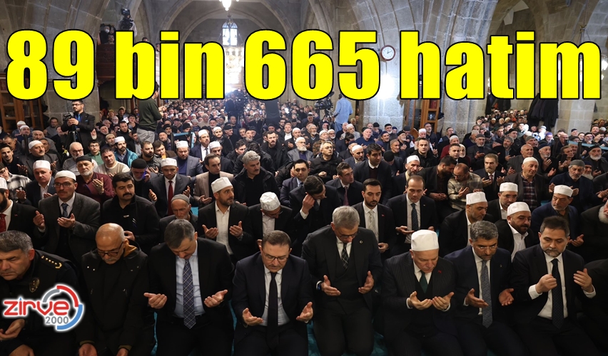 1001 HATİM DUASI YAPILDI