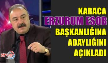 KARACA ESOB BAŞKANLIĞINA ADAY
