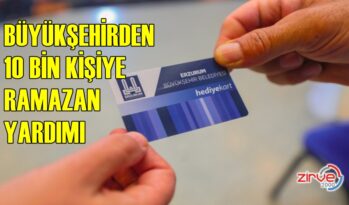 10 BİN KİŞİYE RAMAZAN YARDIMI